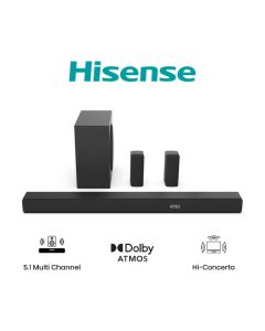 HISENSE Soundbar sa bežičnim subwooferom AX5100Q, crna