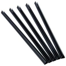 FELLOWES Lajsna klizna 4mm/297mm pvc (25 listova) pk50 D104N crna