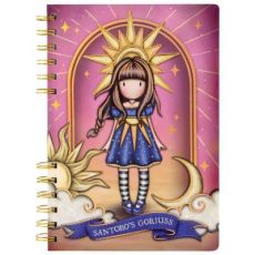 SANTORO Notes spirala linija 96L Whatever the Weather Ray of Light Gorjuss 1258GJ02