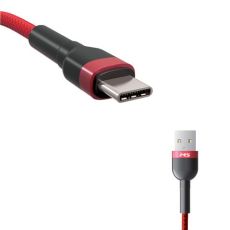 MS Kabl USB-A 2.0 na type C 1m, crvena