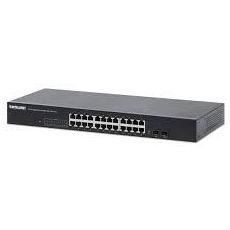 INTELLINET Switch 24-Port Gigabit Ethernet 2 SFP Ports