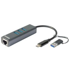 D-LINK USB flash 3.0 Hub + USB flash-C adapter DUB-2332