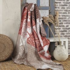 DEKOR DOM Ćebe ECO BLANKET 150x200 - 24145-D - Beige/Terra