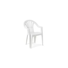 GREEN BAY Baštenska plastična stolica Kona - bela