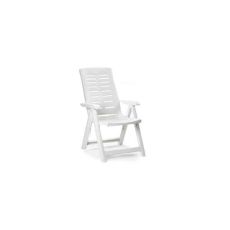 IPAE-PROGARDEN Baštenska plastična stolica Yuma - bela 60 × 61 × 109 cm