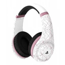 PS4 Rose Gold Edition Stereo Gaming Headset - Abstract White