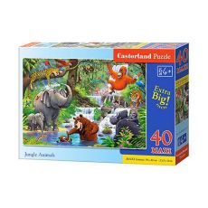 CASTORLAND Životinje iz džungle, 40 delova