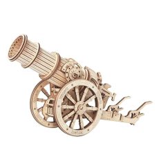 ROBOTIME Medieval wheeled cannon