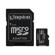 KINGSTON MICRO SD 64GB+SD adapter SDCS2/64GB