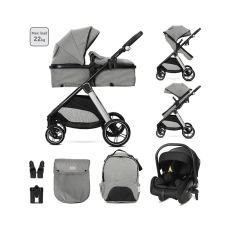 LORELLI KOLICA ZA BEBE 3u1 ASPEN SA TRANS.SEDISTEM+ADAPTERI - GREY