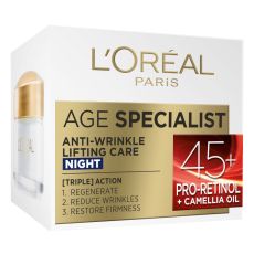 L'Oreal Paris Age Specialist Anti-Wrinkle 45+ Noćna nega protiv bora 50 ml