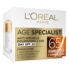 L'Oreal Paris Age Specialist Anti-Wrinkle 65+ Dnevna nega protiv bora 50 Ml