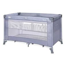 LORELLI Prenosivi krevet Torino 2 nivoa - Silver Blue (2021)