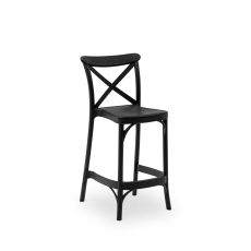 TILIA Polubarska stolica capri 65 cm - crna 101040222