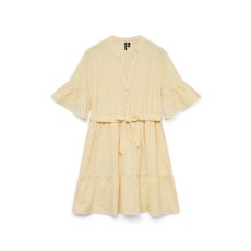VERO MODA Ženska žuta haljina elena