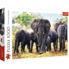 TREFL Puzzle - African elephants - 1.000 delova