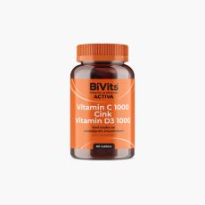 BiVits ACTIVA Vitamin C 1000 Cink Vitamin D3 1000, 60 tableta