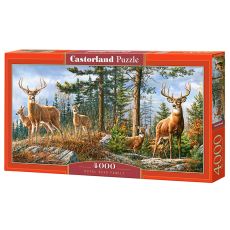 CASTORLAND Puzzle Royal Deer Family - 4000 delova