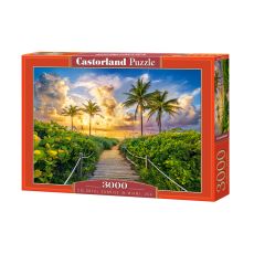 CASTORLAND Puzzle Colorful Sunrise In Miami - 3000 delova