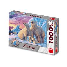 DINO Puzzle Polarni medvedi sa skrivenim detaljima 1.000 delova (532786)