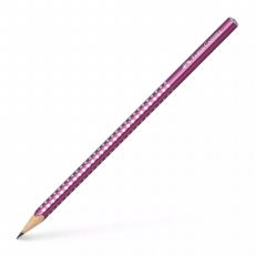FABER CASTELL Grafitna olovka Grip HB, Sparkle pearl bordeaux
