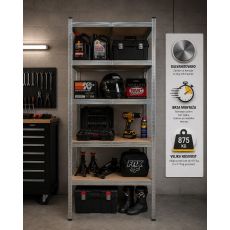 eHomeStorage Garažna metalna polica 211x90x45 cm
