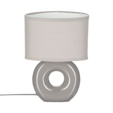 ATMOSPHERA Lampa Baru 18,2x11,8x25cm keramika/poliester siva