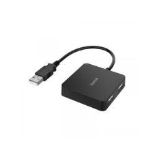 HAMA USB HUB 2.0, 4 Porta, 480 Mbit/S, Crni 200121