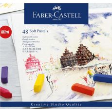 FABER CASTELL Pastel Soft kratke, set 1/48 128248