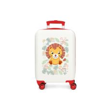 ROLL ROAD HAPPY PETS dečiji kofer 55 cm - bela/crvena