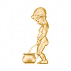RIDDER Oznaka za muški toalet gold pvc