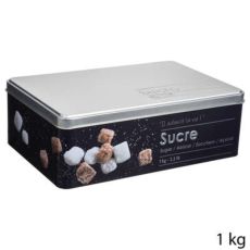 FIVE Kutija za šećer u kocki Black edition 20,2X13,2X6,7cm metal crna