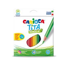 Drvene bojice Carioca Tita Triangular 1/24 42787