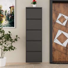 HANAH HOME Cipelarnik Metal, antracit