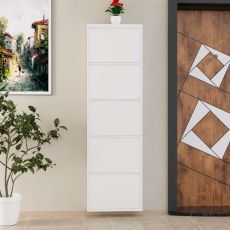 HANAH HOME Cipelarnik Metal, bela