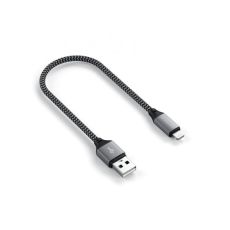 SATECHI USB-A na Lightning Braided, 0.25m, siva