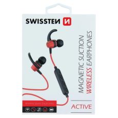 SWISSTEN Bluetooth slušalice Active, crvena