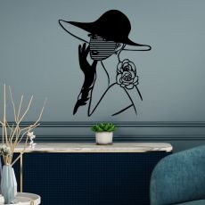 WALLXPERT Zidna dekoracija Striped Woman