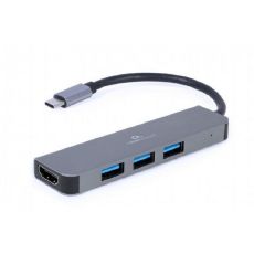 GEMBIRD Tip-C multiport USB hub, 3x USB-A, 1x HDMI (A-CM-COMBO2-01)