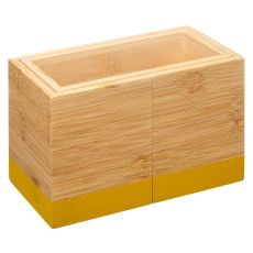 FIVE Kutija za pribor Modern 18x10x12cm bambus žuta