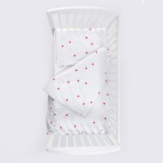 STEFAN Set posteljine za bebe 80x120cm Srce