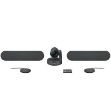 LOGITECH RALLY PLUS Ultra-HD ConferenceCam - BLACK - USB - PLUGC - EMEA - DUAL SPEAKER EU