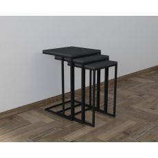 HANAH HOME Set stolova Stoli Black Anthracite