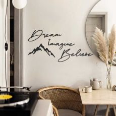 WALLXPERT Zidna dekoracija Dream & Imagine & Belive APT464MS