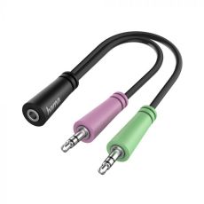 HAMA Audio adapter 2x3-pin 3.5mm (m)na 4-pin 3.5mm (ž)