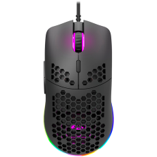 CANYON,Gaming Mouse with 7 programmable buttons, Pixart 3519 optical sensor, 4 levels of DPI and up to 4200, 5 million times key life, 1.65m Ultraweave cable, UPE feet and colorful RGB light