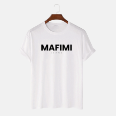 Mafimi Muška majica Jeans, bela