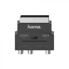 HAMA Adapter SCART (muški) na S-Video i 3x činč(žženski)