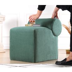 ATELIER DEL SOFA Tabure Linburg Puf, zelena