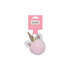 ENSO FLUFFY CHARMS dečiji privezak - pink/white